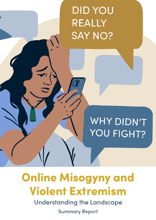 Summary Report - Research item cover image Online Misogyny and Violent Extremism copy