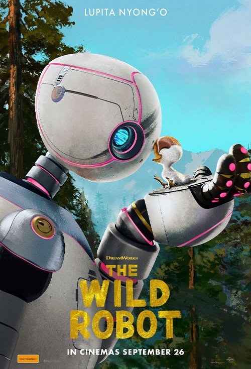 wild robot movie poster